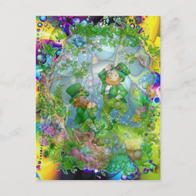 Över Regnbågen av Janiece Senn Vykort (Framsida)