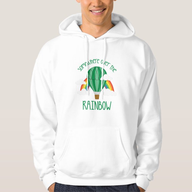 Över regnbågen hoodie (Framsida)