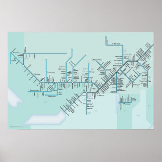 Över Saint Lawrence Poster