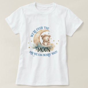 Över skuvret vid Nallen Måne Pojke T Shirt