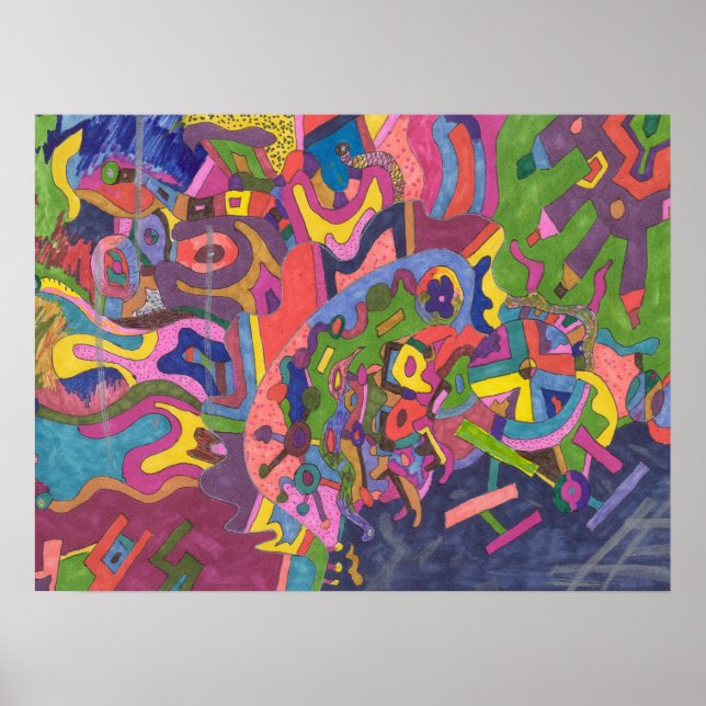 "Över stormen" 24x18 Poster (Framsidan)