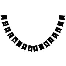 Över Svarta och vita Backe Vimplar