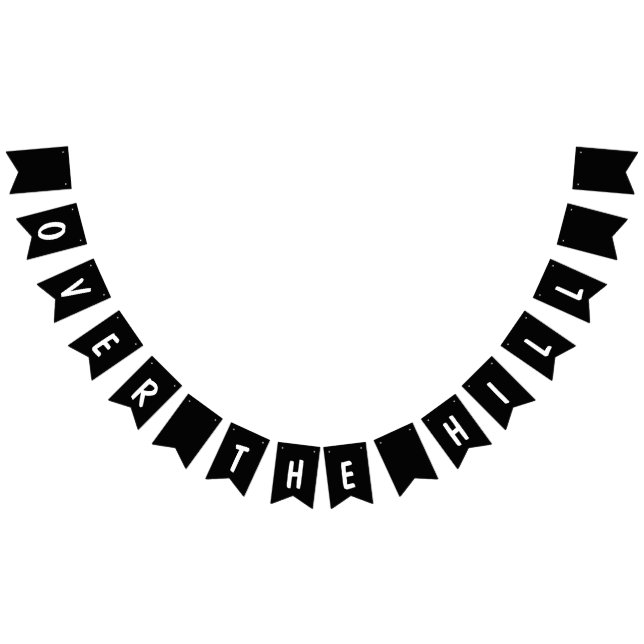 Över Svarta och vita Backe Vimplar (Alla)