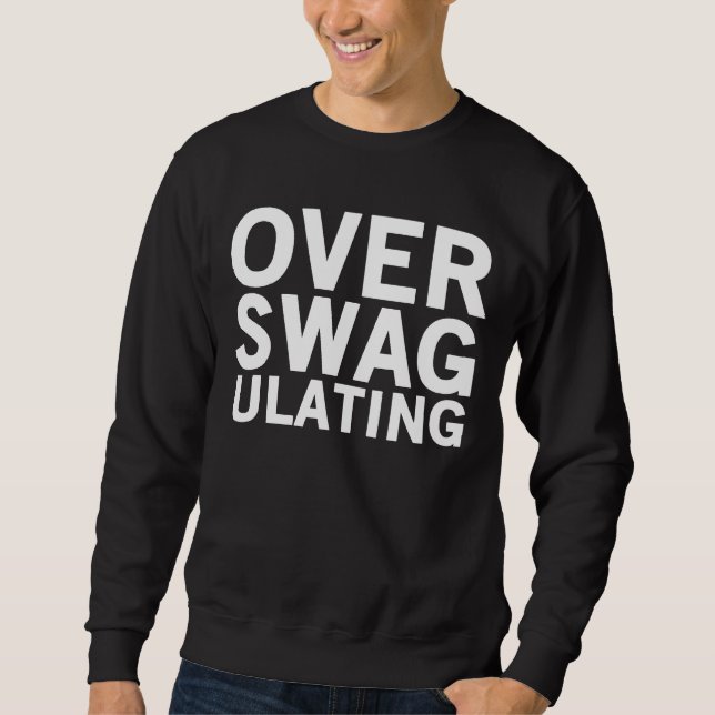 Över Swagulating Crewneck Långärmad Tröja (Framsida)