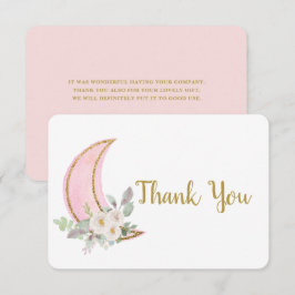 Över tackkortet Måne Tack Kort