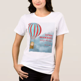 Over the Clouds Coming Baby Mother to be T Shirt