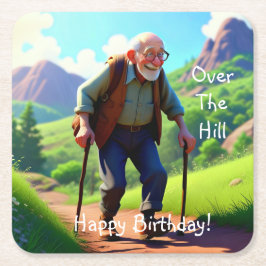 Over The Hill 2 Underlägg Papper Kvadrat