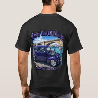 Over The Hill Gang Car Club Lake Havasu AZ Hot Rod T Shirt