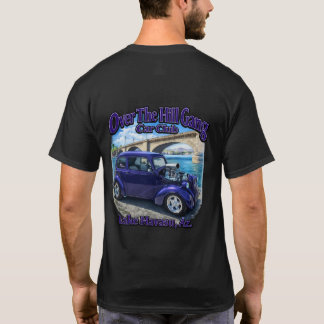 Over The Hill Gang Car Club Lake Havasu AZ Hot Rod T Shirt