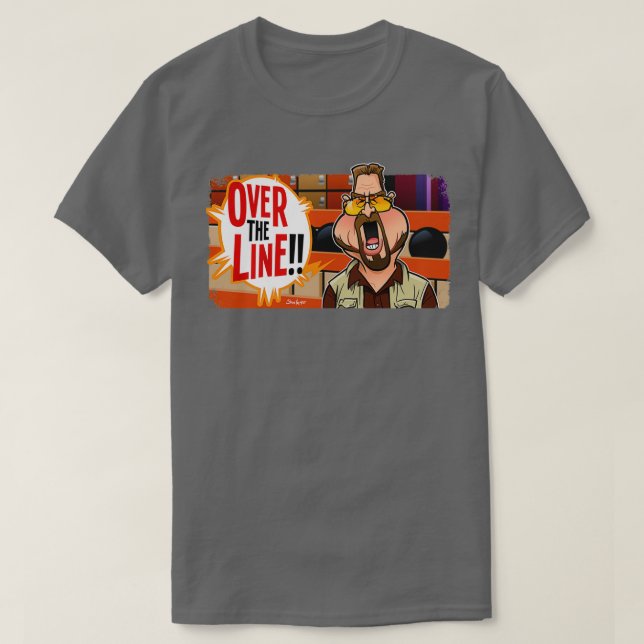 Over the Line T Shirt (Design framsida)