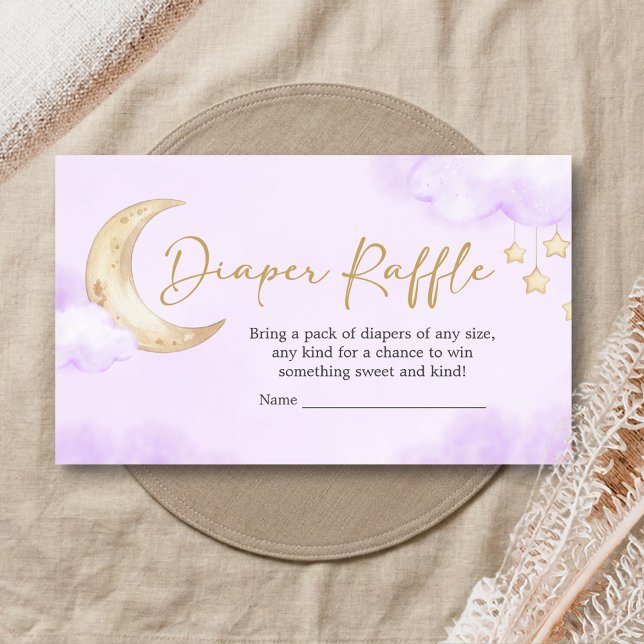 Over the Moon Baby Shower Diaper Raffle Tilläggskort (Over the Moon Baby Shower Diaper Raffle)