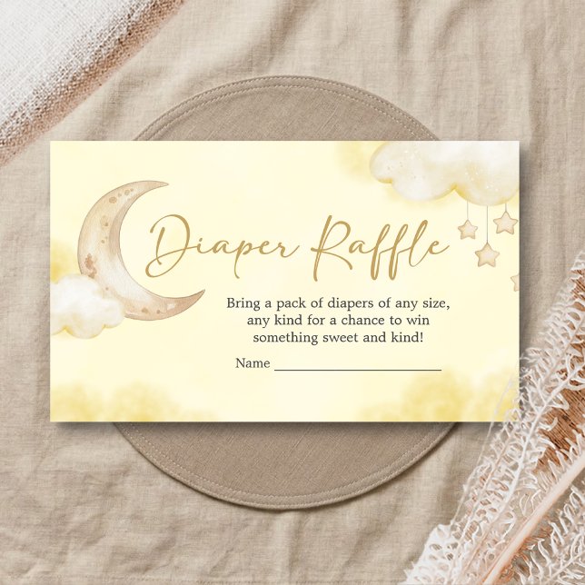 Over the Moon Baby Shower Diaper Raffle Tilläggskort (Over the Moon Baby Shower Diaper Raffle)