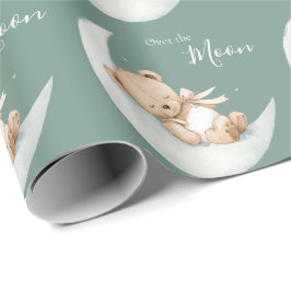 Over the Moon Bear Baby Shower Presentpapper