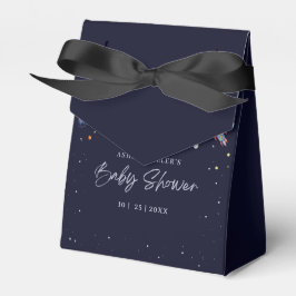 Over The Moon Boy Baby Shower Party Space Galaxy Presentaskar