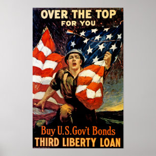 Över toppen för dig poster