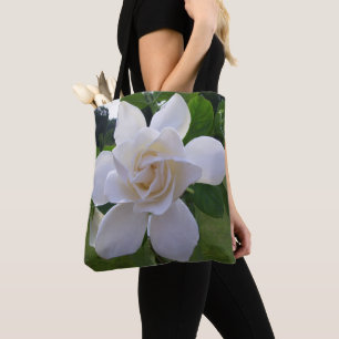 Över Tote - naturligt vackra Gardenia Tygkasse