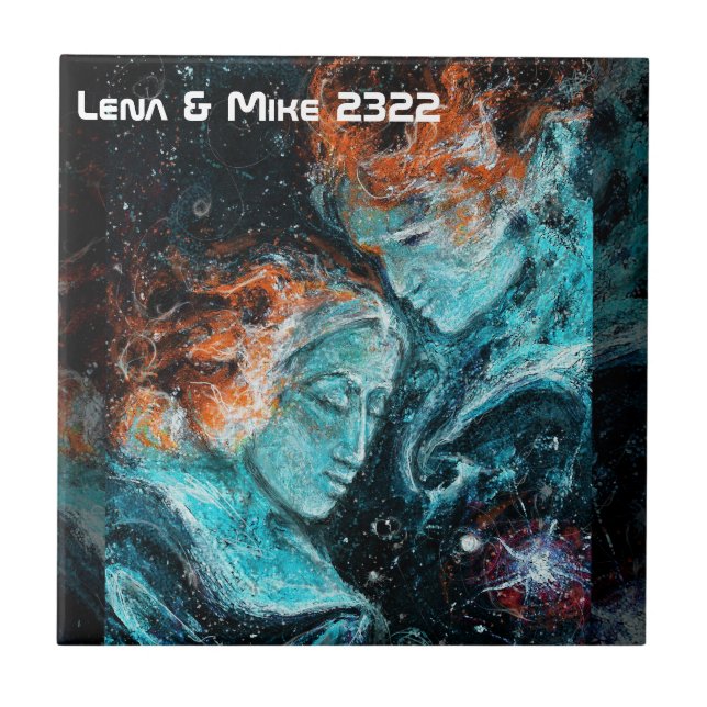 Över utrymmet kakelplatta (Framsidan)