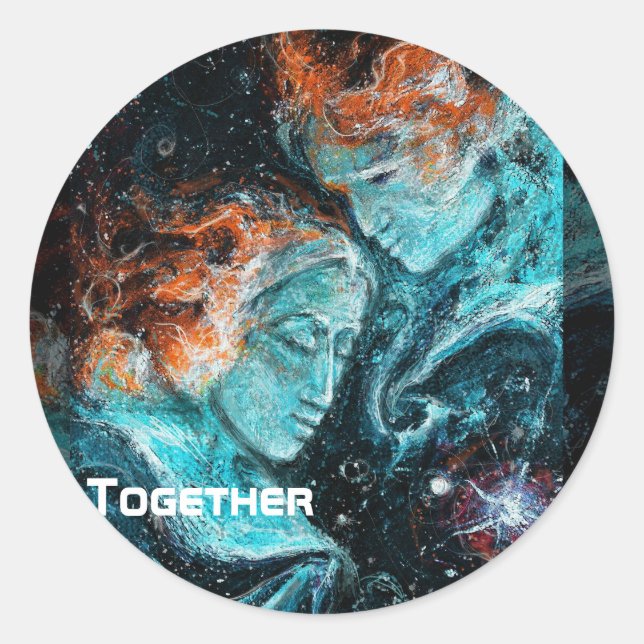 Över utrymmet runt klistermärke (Framsida)