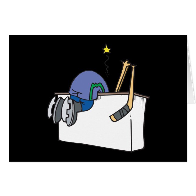 Över väggen hälsningskort (Framsidan Horizontal)