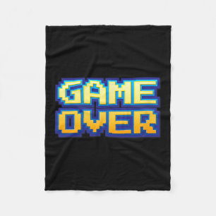 Över Vintage Retro Arkadspel 80-tal 90-tal Fleecefilt