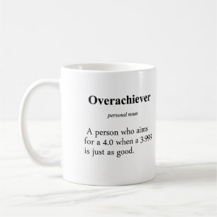 Overachieverdefinition Kaffemugg