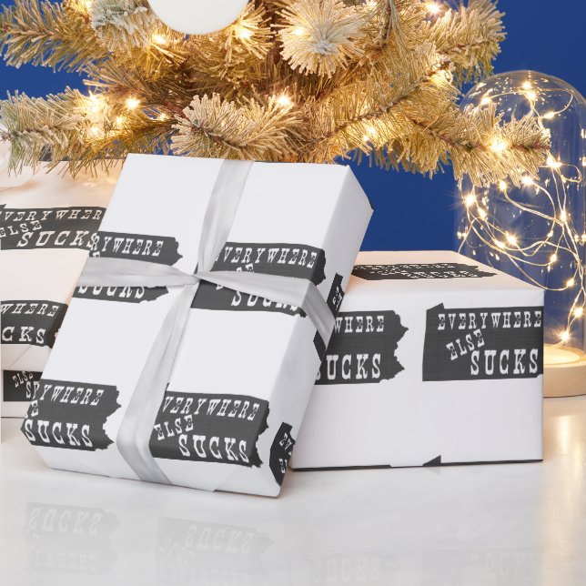 Överallt Sucks Pennsylvania Presentpapper (Helgdagar)