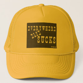 Överallt Sucks Wyoming Truckerkeps