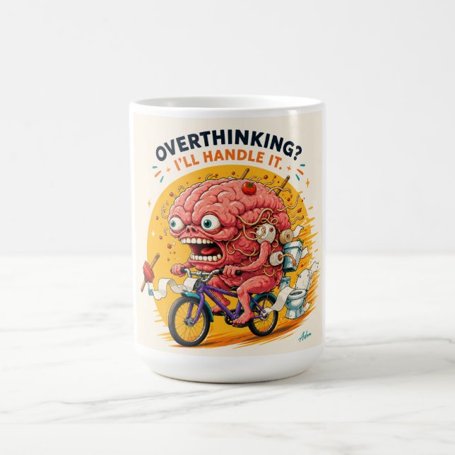 Överanalyserar, jag klarar det Tröja Kaffemugg (Center)