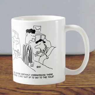 Överarbetad Läkare Kaffemugg