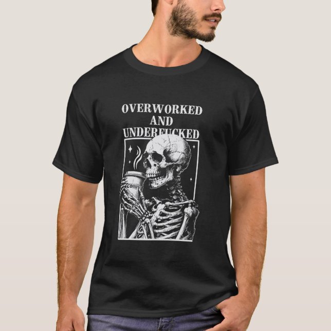 Överarbetat och understruken t shirt (Framsida)