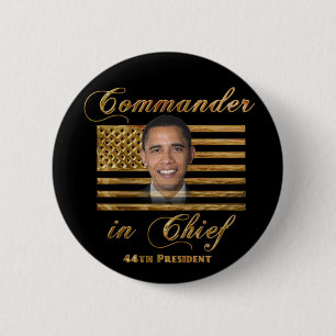 Överbefälhavare Barack Obama Knapp