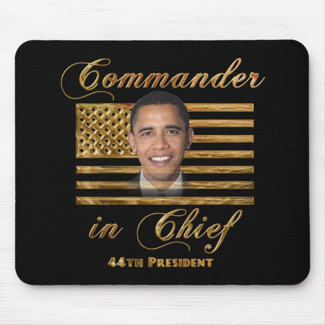 Överbefälhavare Barack Obama Musmatta (Framsidan)