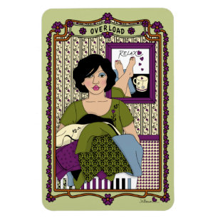 Överbelastning_A_4x6 Kylskåp Magnet