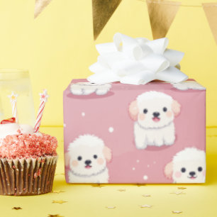 Överbelastning av marionettskärpa: Bichon Frise De Presentpapper