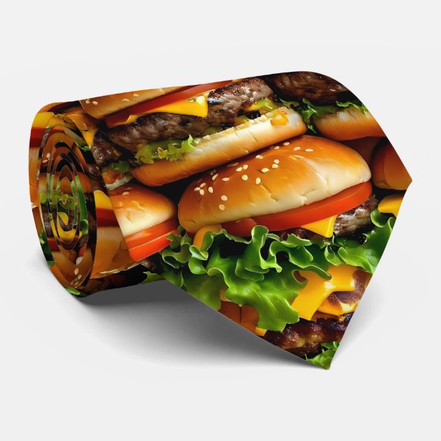 Överbelastning Hamburger Neck Tie Slips (Rullad)