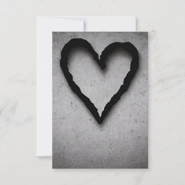 Överblivet hjärta, Nr 01 Tack Kort (Framsida)