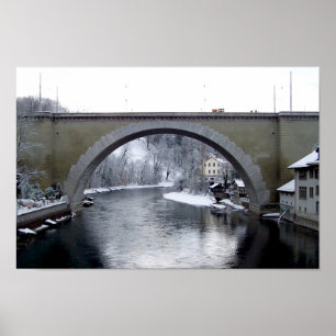 Överbrygga av Bern Poster