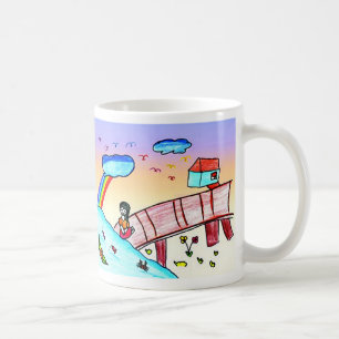 Överbrygga av hopp (HIV-/AIDSvälgörenhet) Kaffemugg