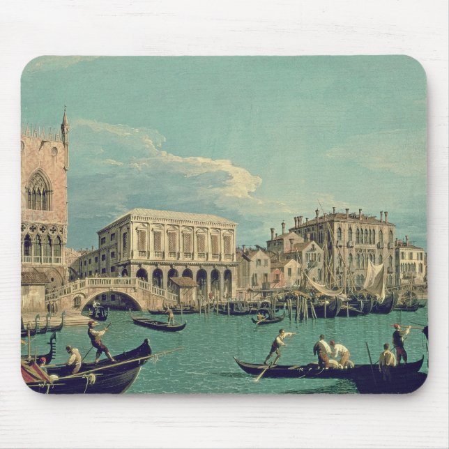 Överbrygga av Sighs, Venedig c.1740 Musmatta (Framsidan)