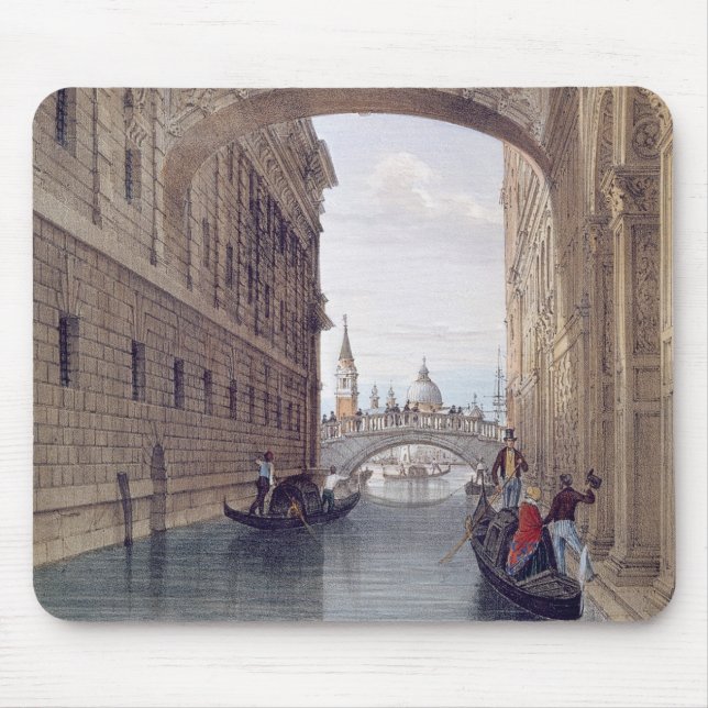Överbrygga av Sighs, Venedig som inristas av Musmatta (Framsidan)