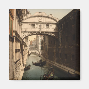 Överbrygga av suckar II, Venedig, italien Magnet