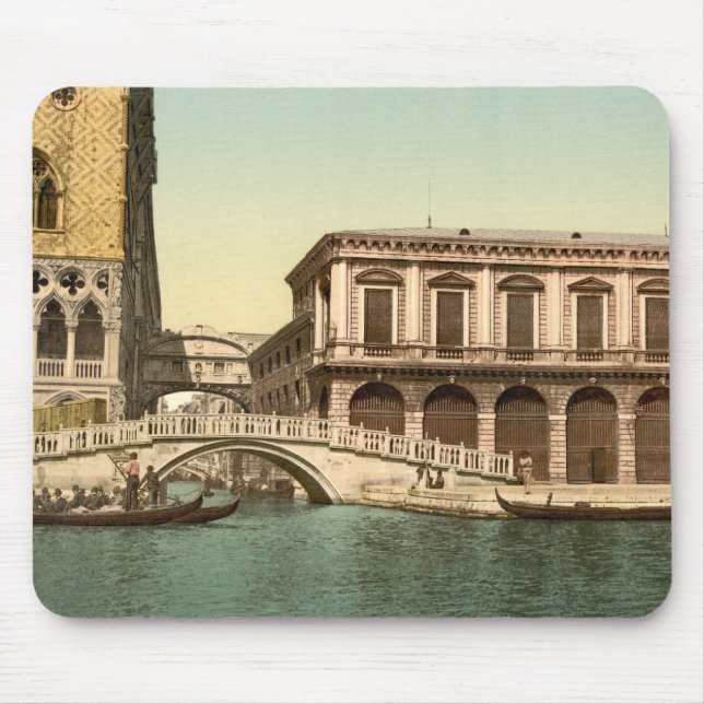 Överbrygga av suckar, Venedig, italien Musmatta (Framsidan)