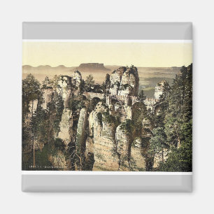 Överbrygga bastionen, Sachsen, tysklanda sällsyn Magnet