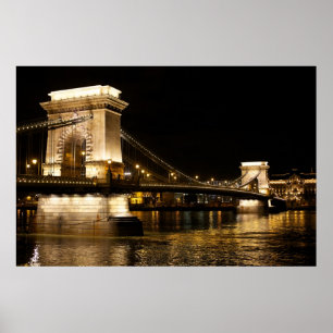 Överbrygga i Budapest Poster