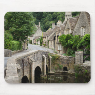Överbrygga i slottet Combe, UK-mousepad Musmatta