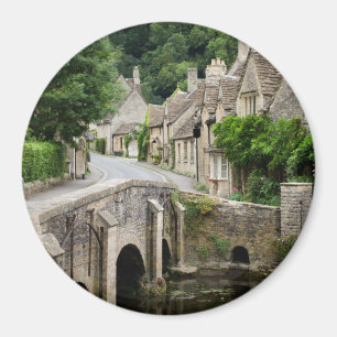Överbrygga i slottet Combe, UK-rundamagnet Magnet