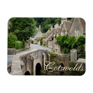 Överbrygga i slottet Combe, UK-textmagnet Magnet