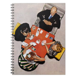 Överbrygga leken av Norman Rockwell Anteckningsbok