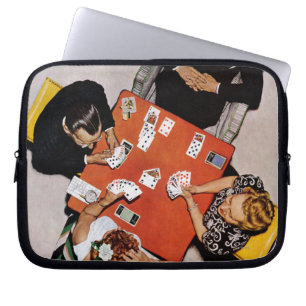 Överbrygga leken av Norman Rockwell Laptop Fodral