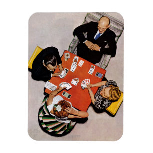 Överbrygga leken av Norman Rockwell Magnet